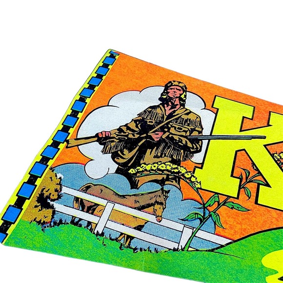 Vintage HTF Kentucky Pennant Souvenir 27” Made In USA RARE DESIGN - Picture 5 of 16